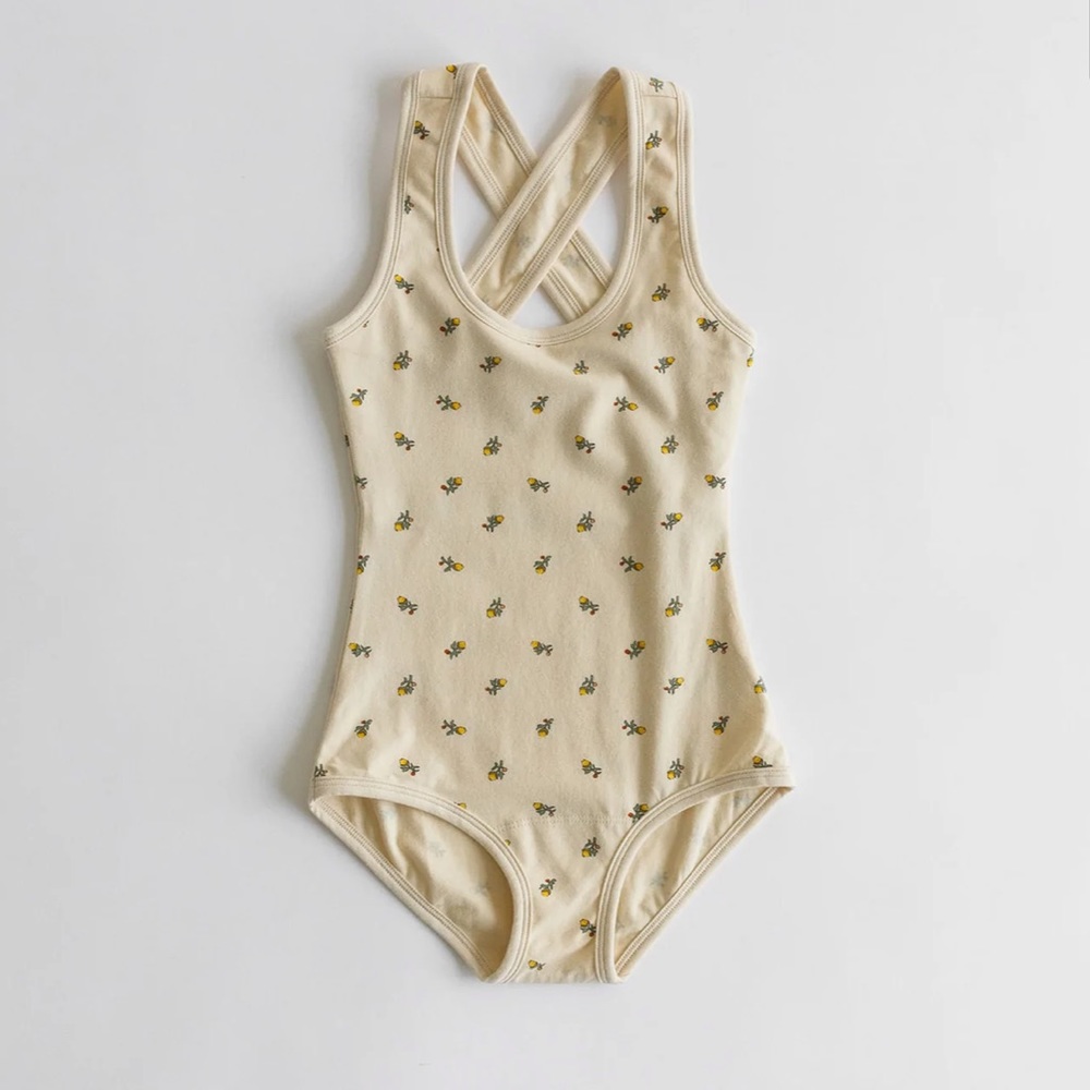 ARQ Cleo Leo floral bodysuit onesie